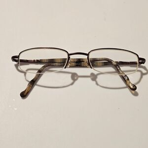 Stylish Brown and Gold Men's Glasses